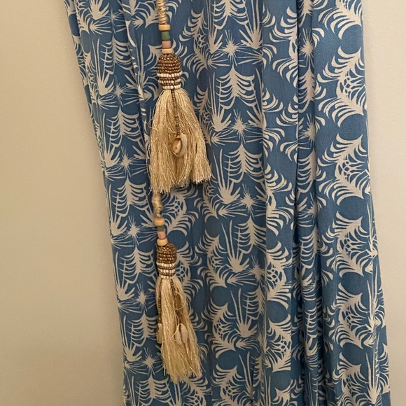 Skemo blue and white boho maxi dress - Picture 4 of 6